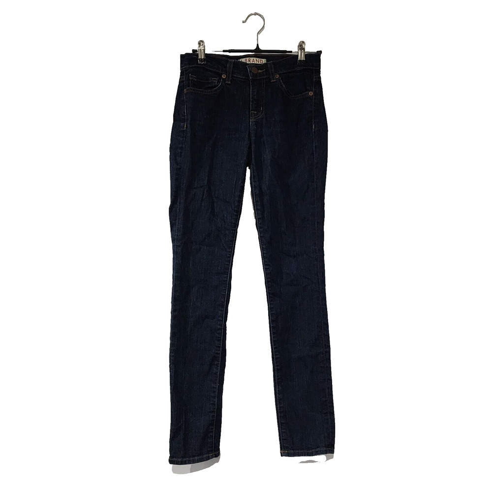 J Brand Women's Size 25 Blue Denim Flat Front 5 Pocket Skinny‎ Leg Medium Wash
